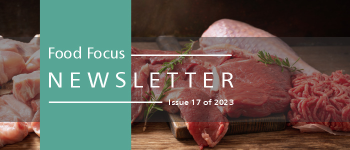 Food Focus Newsletter 17 of 2023